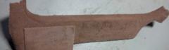 92-93 Corvette C4 Right Side Carpet Retainer Sill Cover Beige/Saddle 10211322 GM